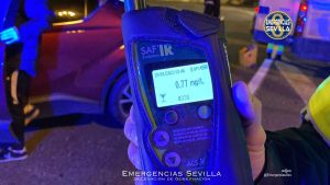Condenado por conducir de forma errática por Sevilla y superar cuatro veces el límite de alcohol permitido